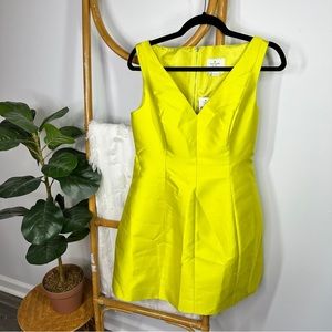 Kate Spade Yellow Metallic Dress sz 6